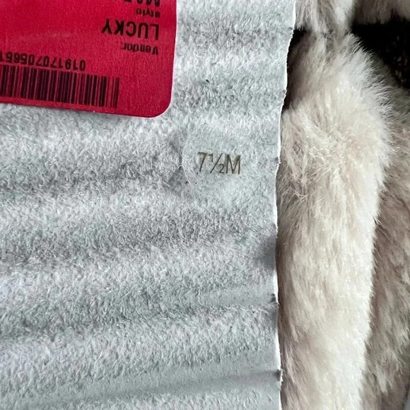 Lucky Brand Marana Furry Slide Size 7.5 - Picture 10 of 10